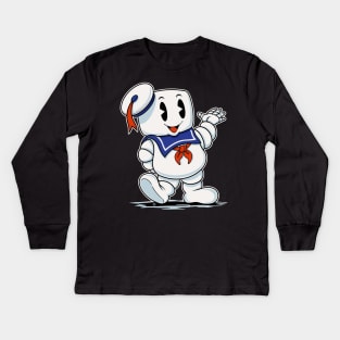 RETRO STAY-PUFT Kids Long Sleeve T-Shirt